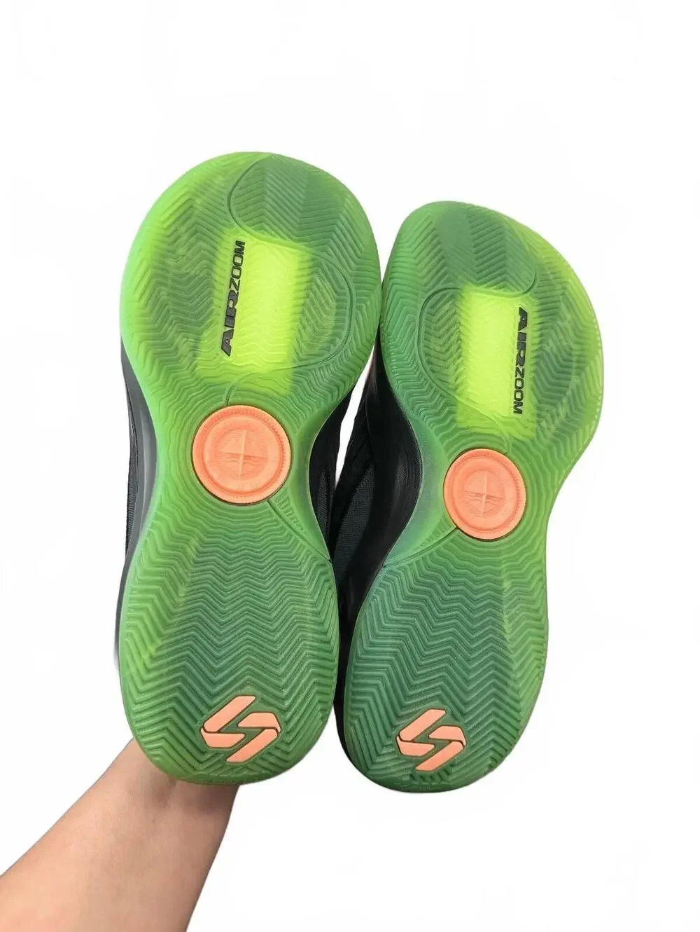 New with box Jordan Air Zoom 2021 Sneakers Black/Neon Green/Coral